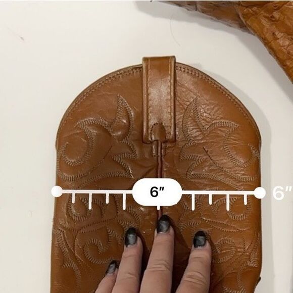 Dan Post Ostrich Leather Cowboy Boots Womens Size 7 Pin Quill DP2987 Western - Picture 10 of 14